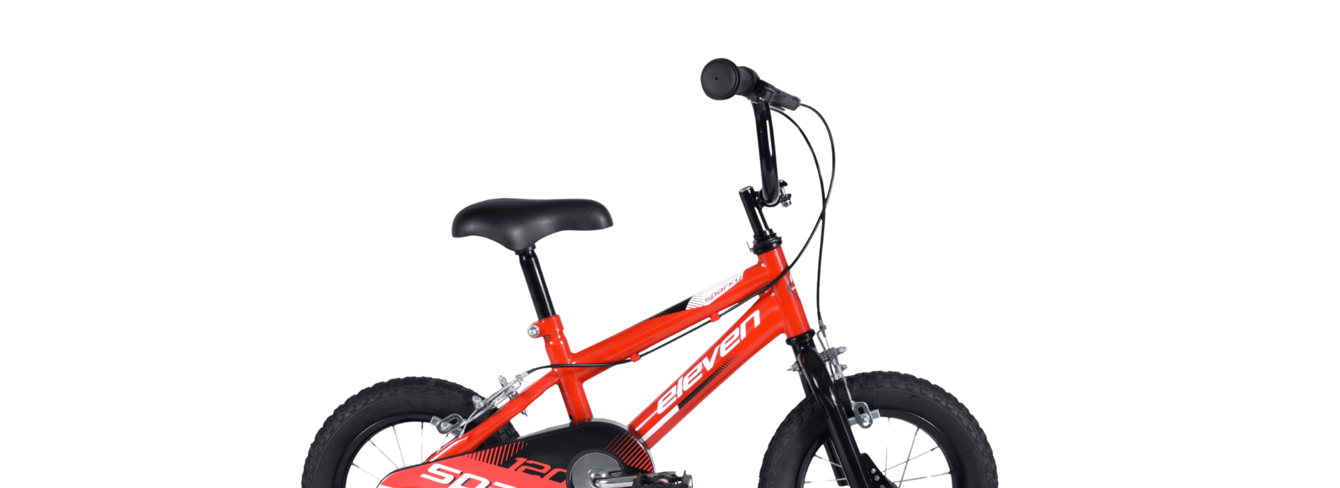 SPARKY Roja - Bicicleta Infantil ELEVEN 12” Robusta y Segura con Estabilizadores