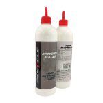 Anverso y reverso del bote de látex antipinchazos tubeless 500 ml