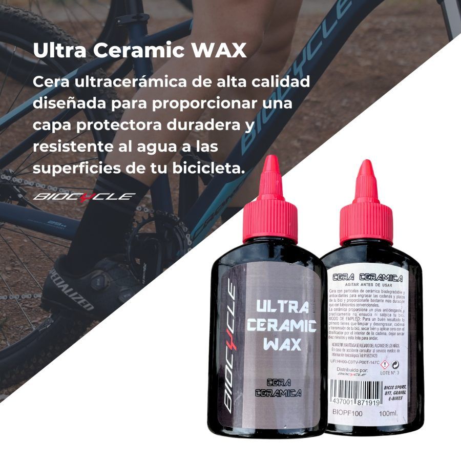 Beneficios de usar la cera Xtrem Bike PFPE cerámica 100 ml.