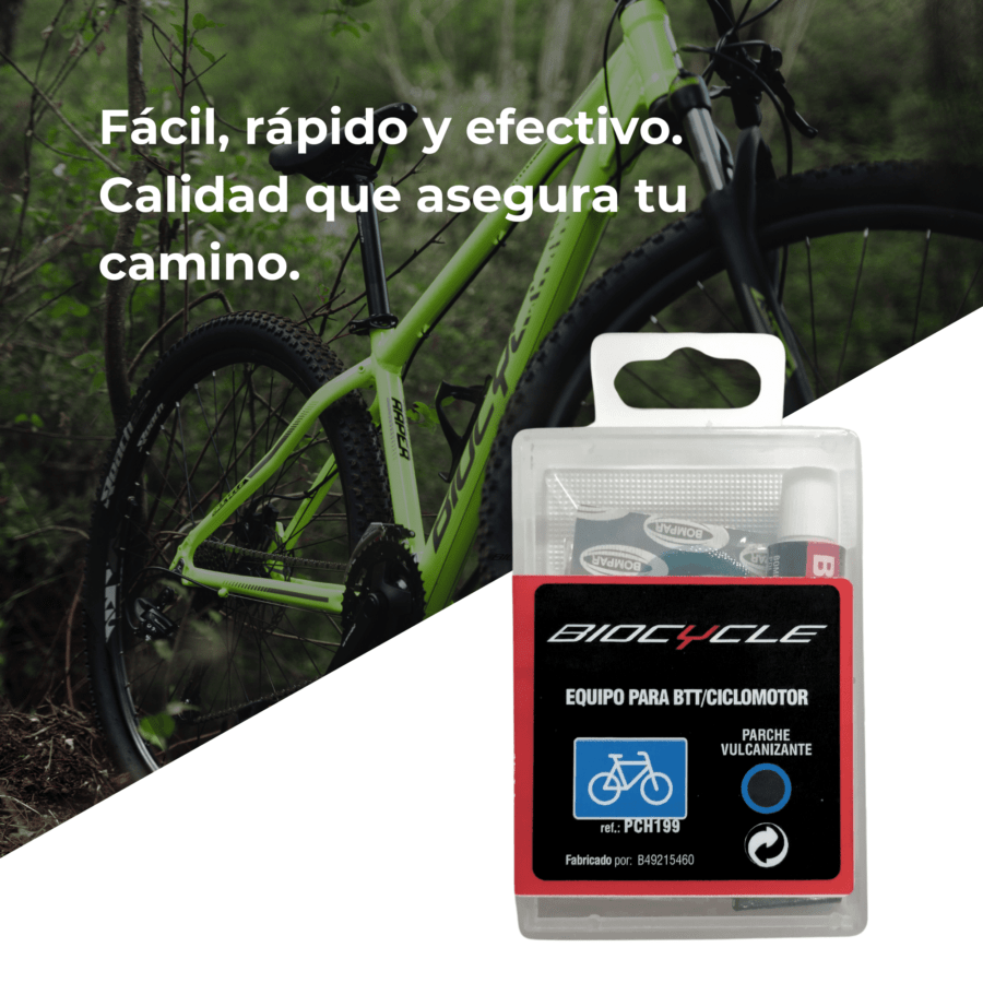 Caja individual de parches bicicleta anti pinchazos Bombar BTT