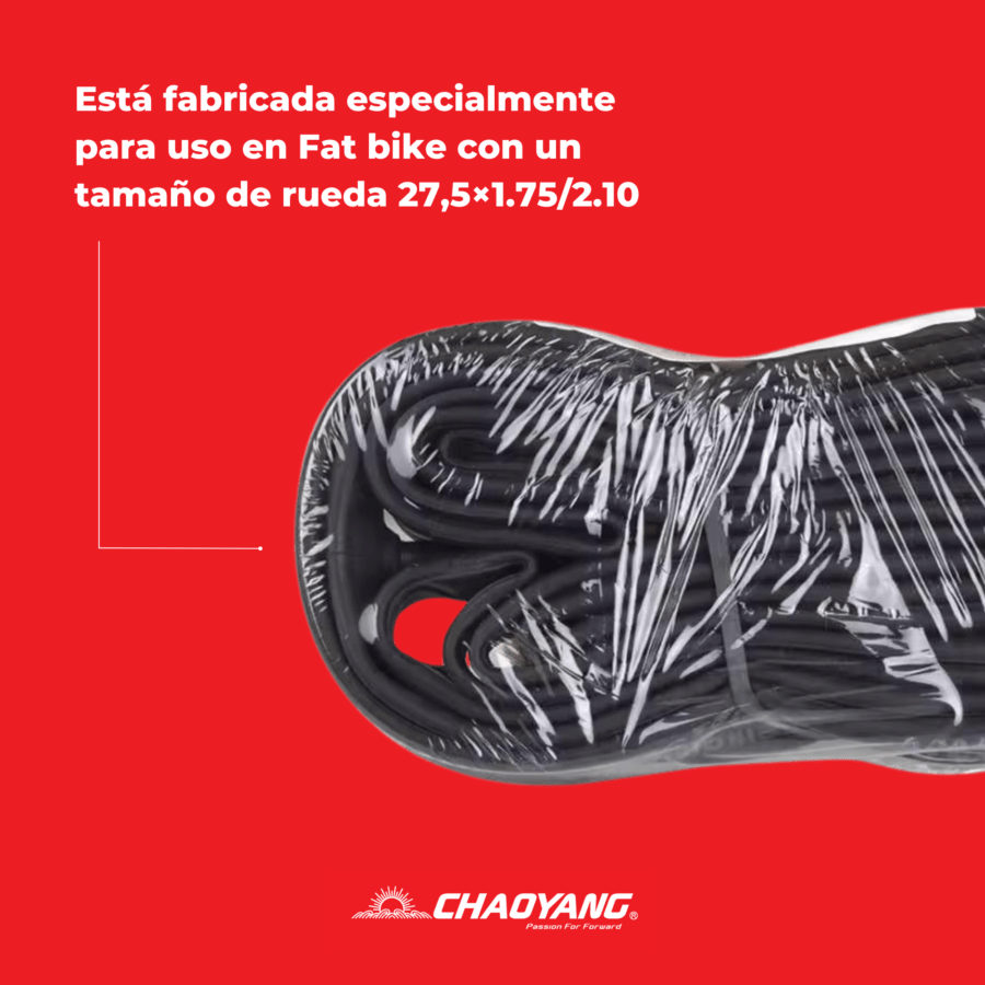 Medidas cámara anti pinchazo 27,5 fv 40mm Chaoyang