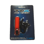 piloto trasero bicicleta TKX LED luz trasera bici recargable USB piloto bicicleta LED rojo alta intensidad luz trasera ciclismo waterproof IP44 piloto trasero con visibilidad lateral TKX luz trasera bici con batería litio recargable piloto trasero bicicleta con 4 modos de luz luz trasera bici enganche universal banda elástica